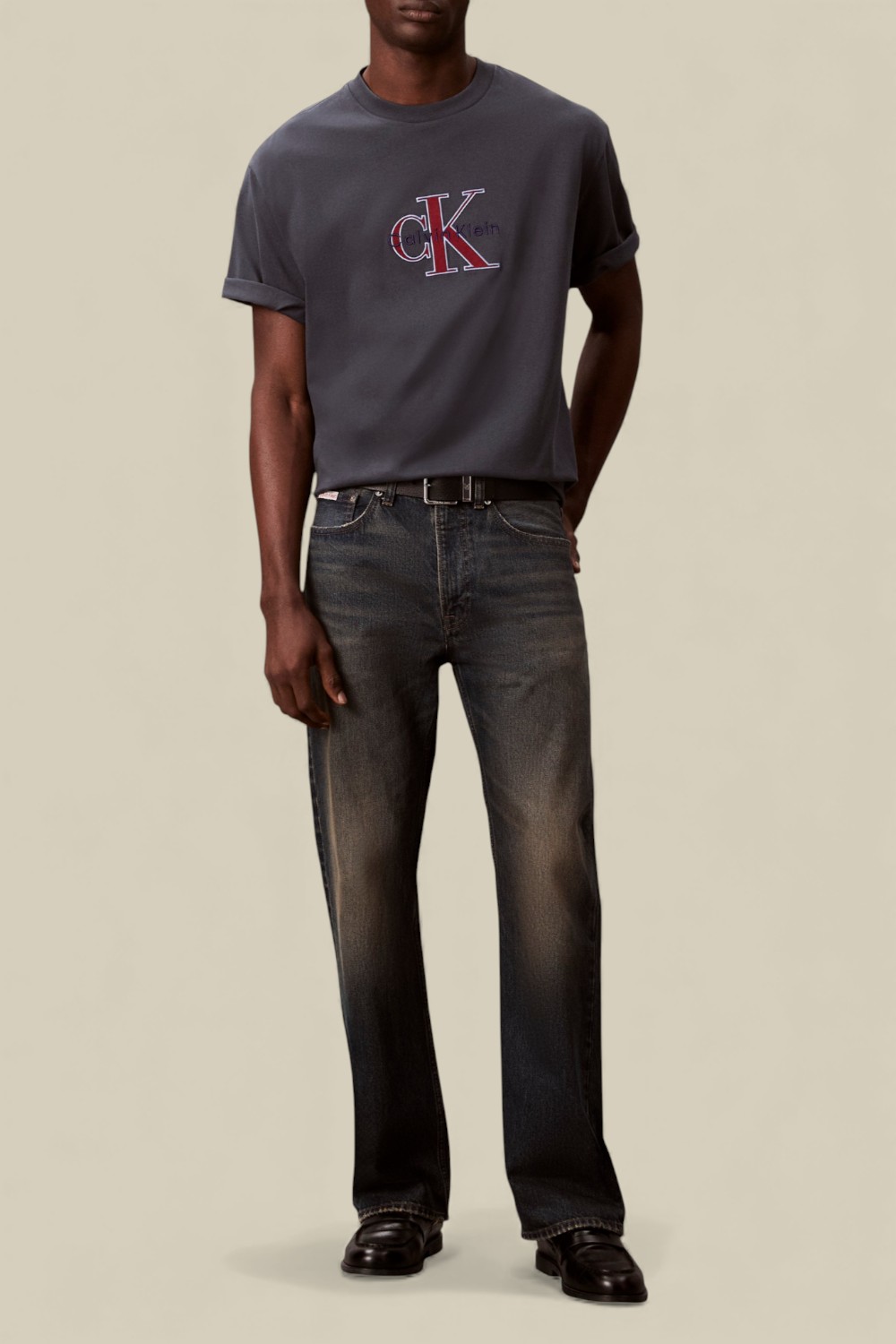 תמונת כל הלוק של חולצת טי